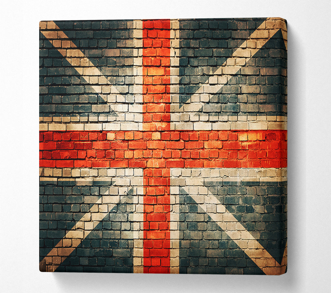  A Canvas Print of The British Flag Canvas Wall Art