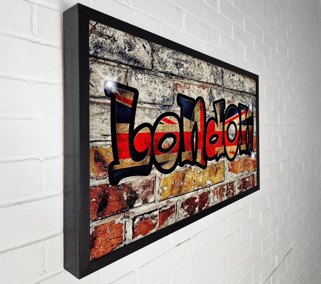  A Canvas Print of London Flag Canvas Print