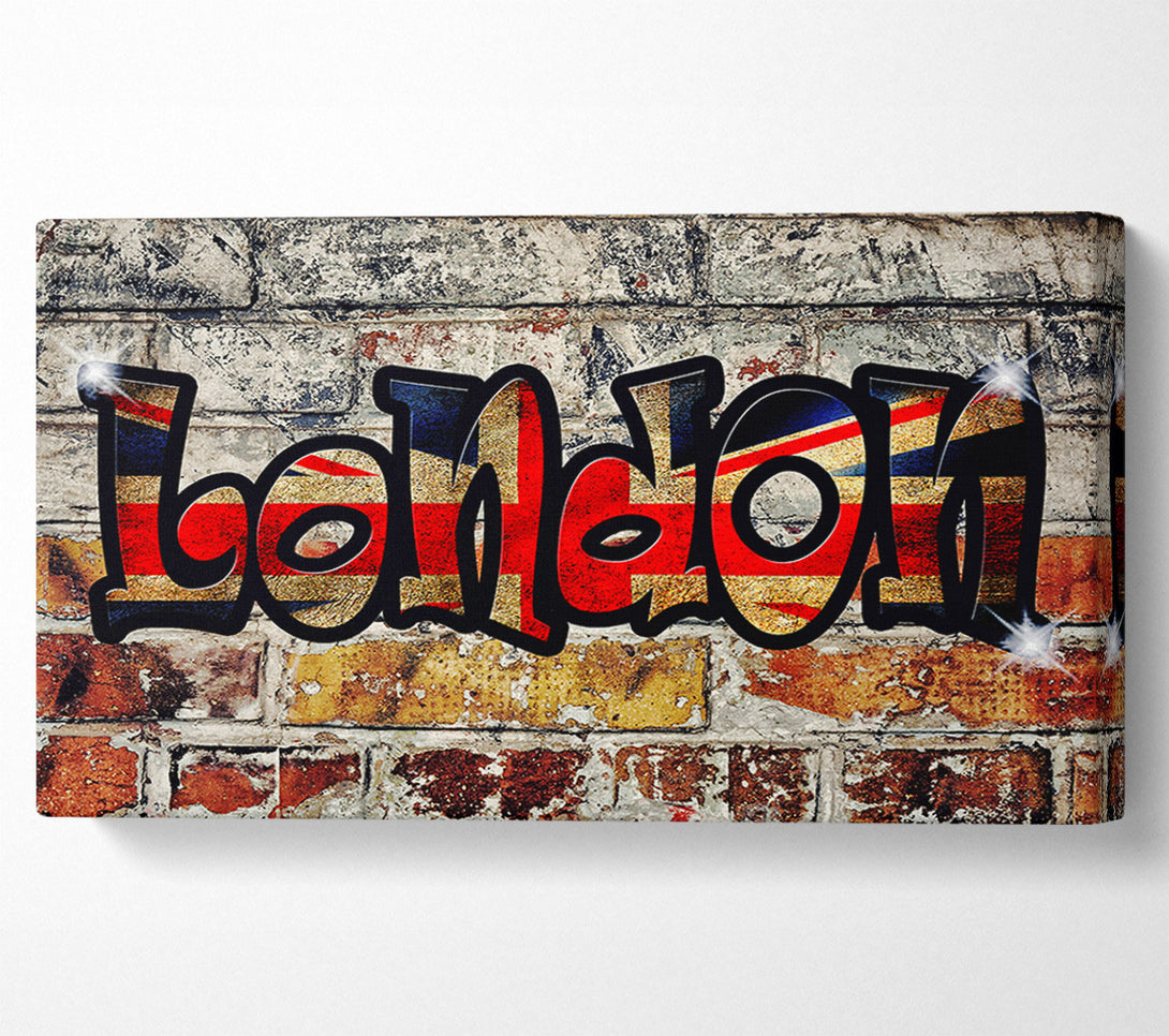  A Canvas Print of London Flag Canvas Print