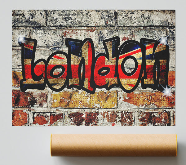 London Flag Giclee Print