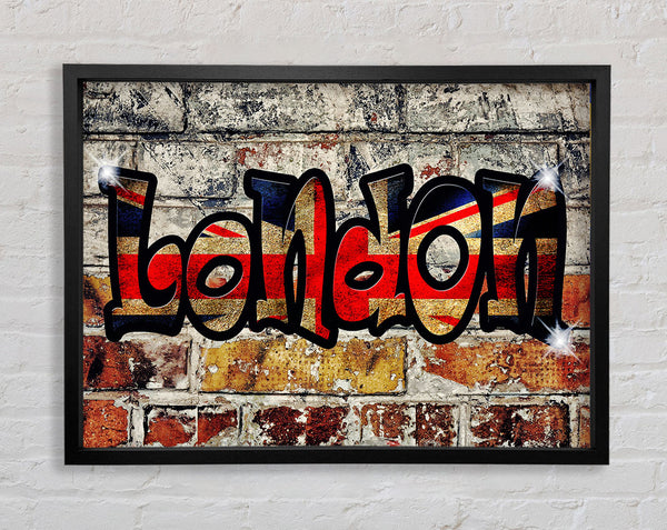 London Flag Framed Print