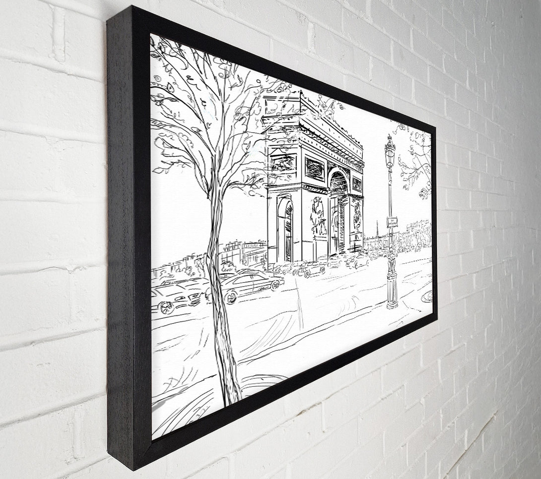  A Canvas Print of Arc De Triomphe 2 Canvas Art