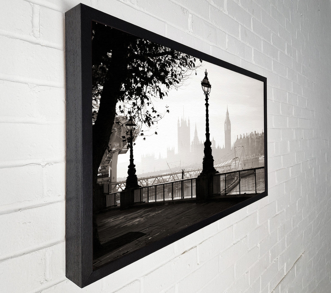  A Canvas Print of Mist Over The City 1 Canvas Wall Art