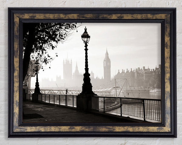 Mist Over The City 1 Framed Print