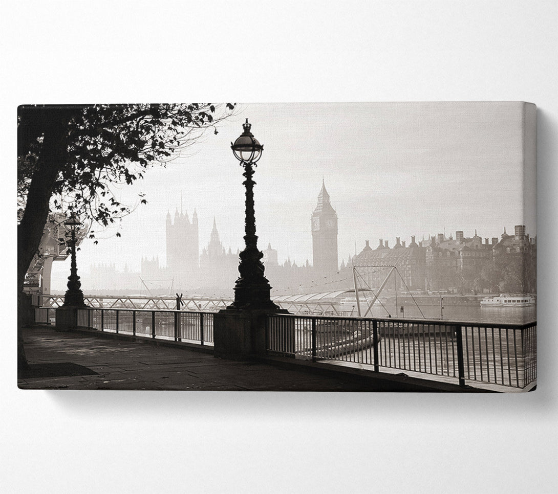  A Canvas Print of Mist Over The City 1 Canvas Wall Art