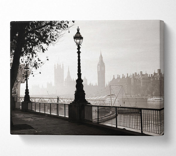  A Canvas Print of Mist Over The City 1 Canvas Wall Art