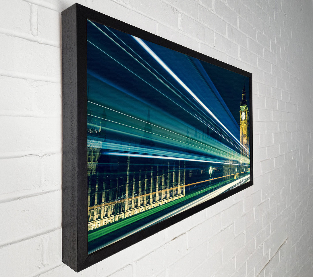  A Canvas Print of Big Ben Speed Of Light 6 Canvas Print
