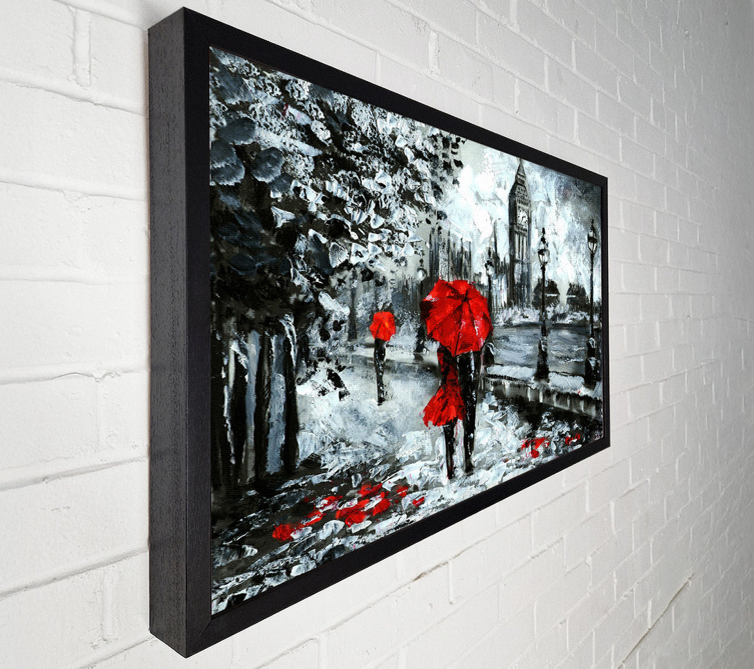  A Canvas Print of Lovers In The City Canvas Art