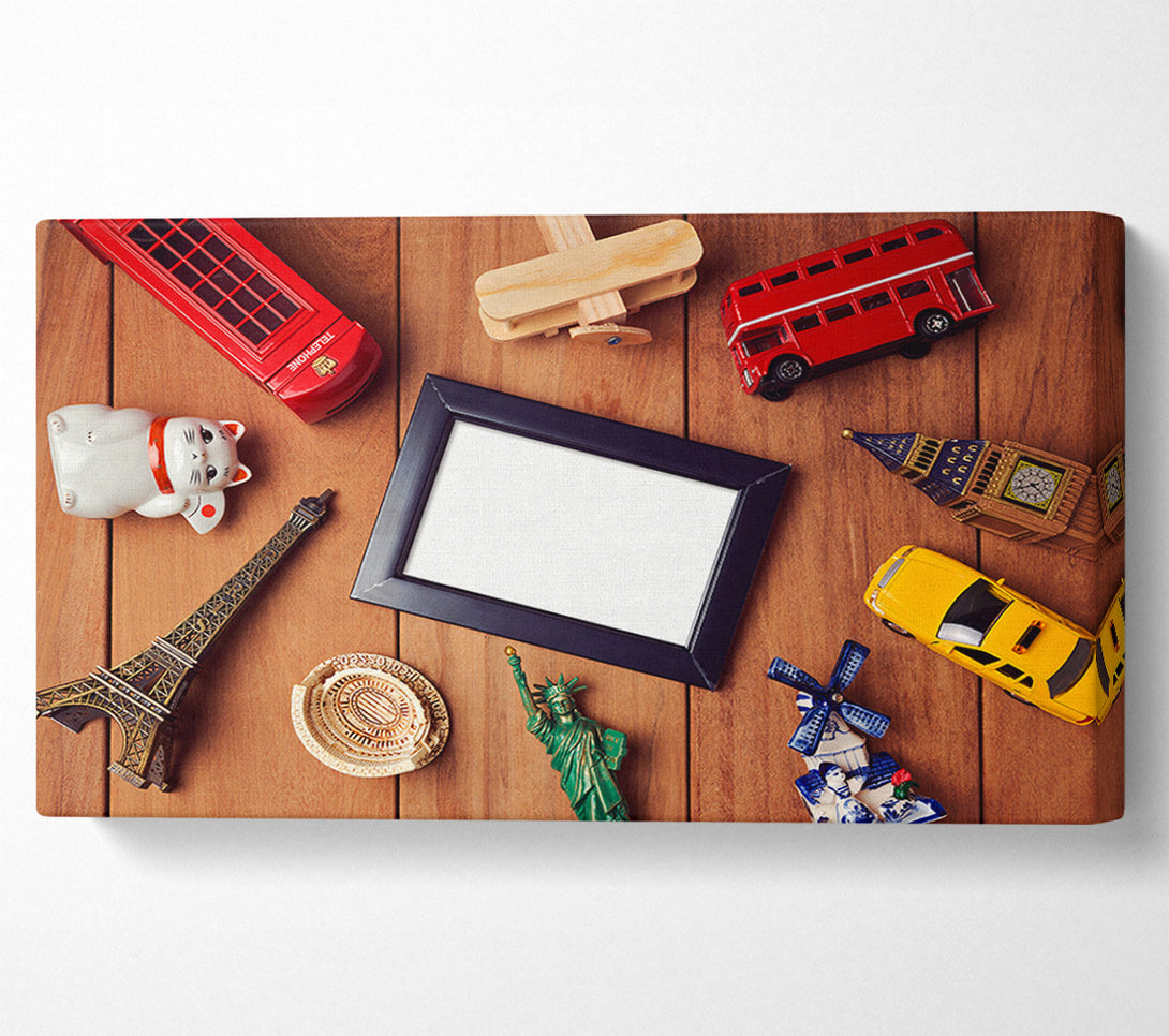  A Canvas Print of Famous Cities Of The Canvas Art