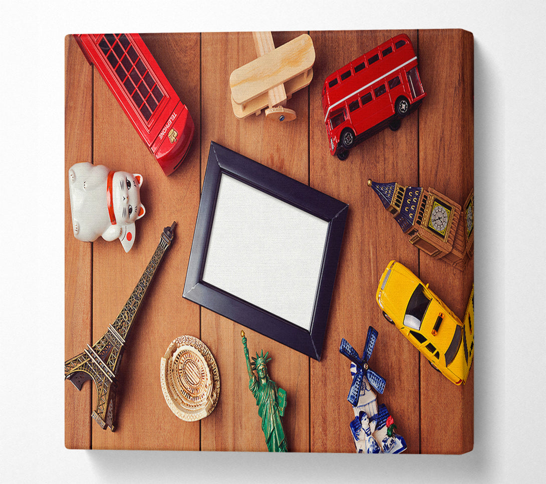  A Canvas Print of Famous Cities Of The Canvas Art