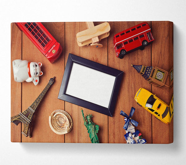  A Canvas Print of Famous Cities Of The Canvas Art
