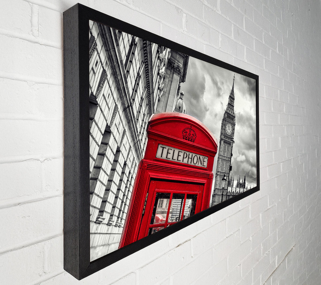  A Canvas Print of Skies Over Big Ben Canvas Print