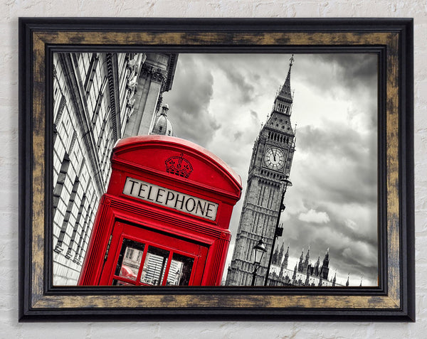 Skies Over Big Ben Framed Print