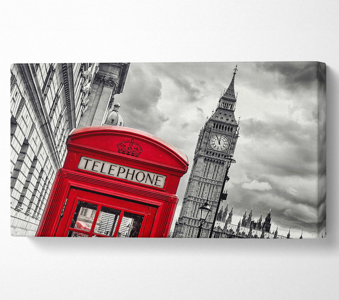  A Canvas Print of Skies Over Big Ben Canvas Print