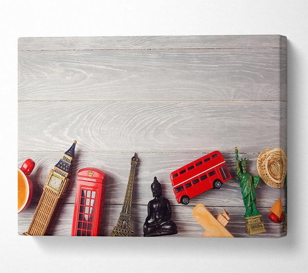  A Canvas Print of Iconic Cities Of The Canvas Art