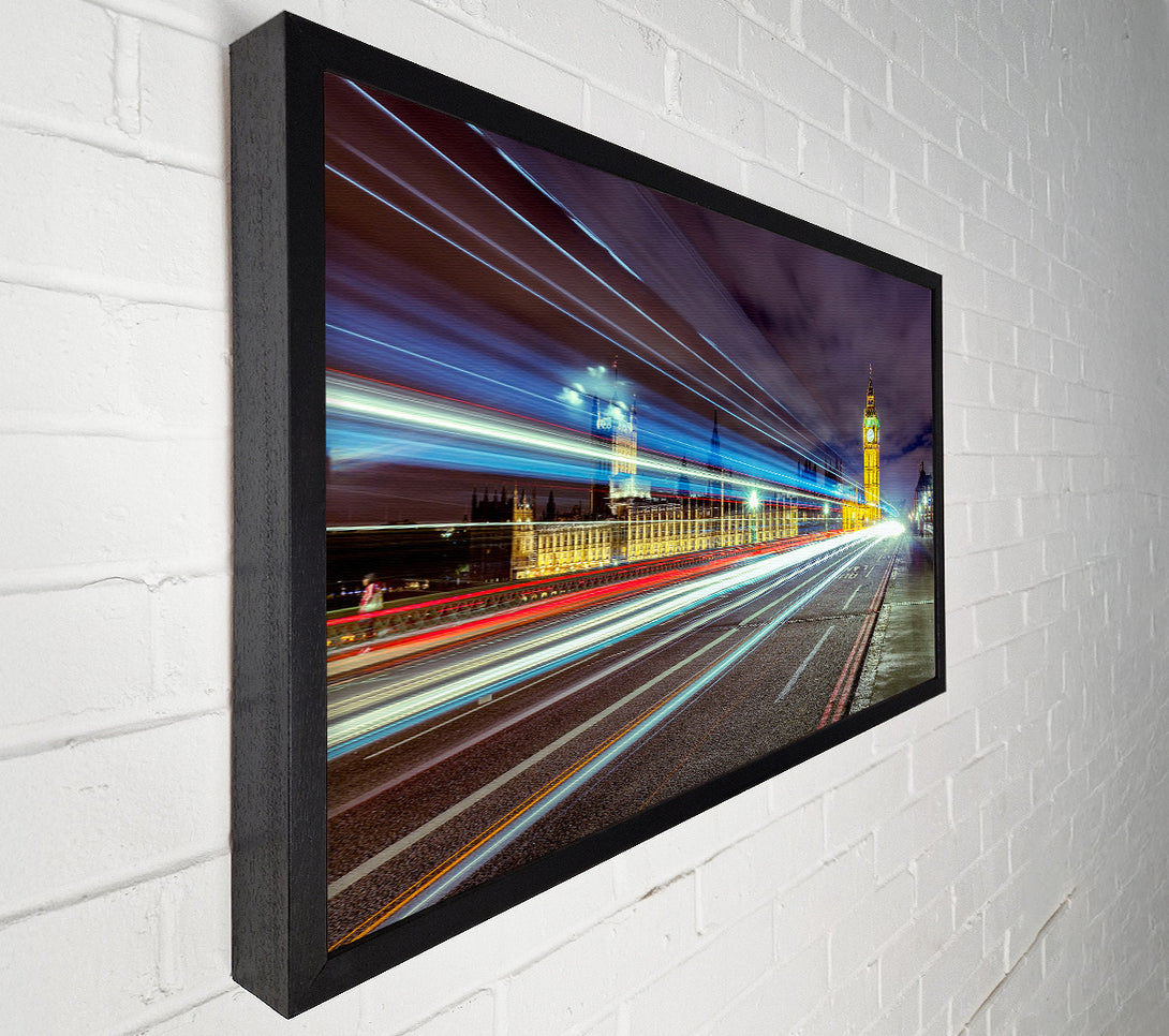  A Canvas Print of Big Ben Speed Of Light 1 Canvas Wall Art