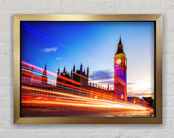 Big Ben Speed Of Light 2 Framed Print