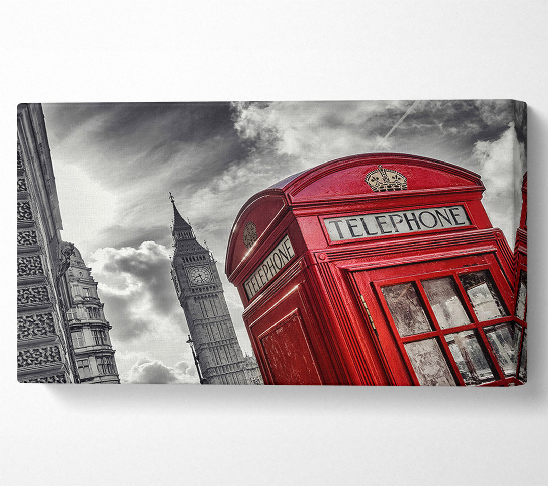  A Canvas Print of Iconic Big Ben Phone Canvas Wall Art