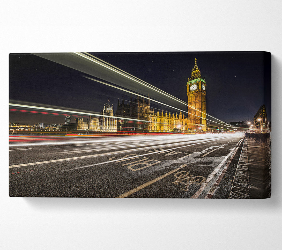  A Canvas Print of Big Ben Speed Of Li Canvas Wall Art