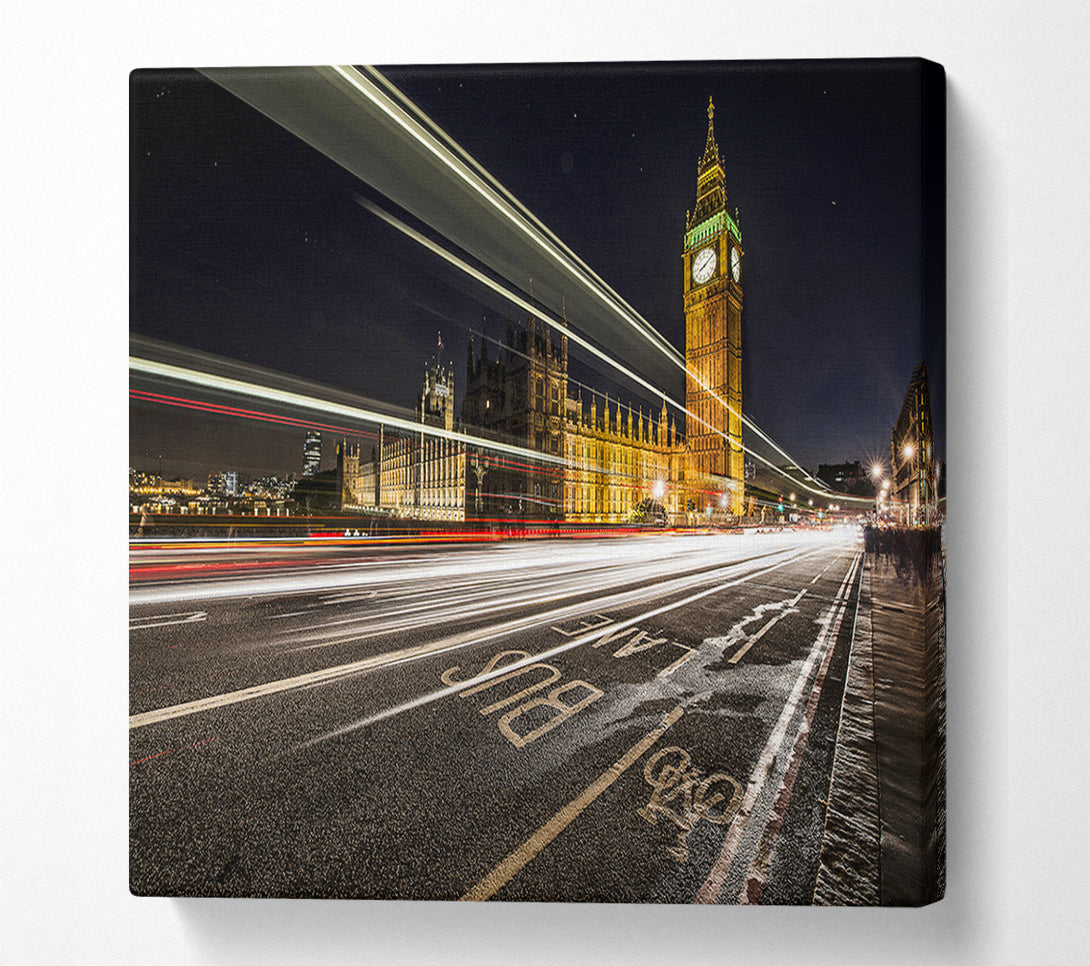  A Canvas Print of Big Ben Speed Of Li Canvas Wall Art