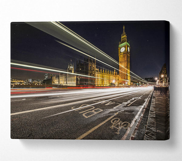  A Canvas Print of Big Ben Speed Of Li Canvas Wall Art