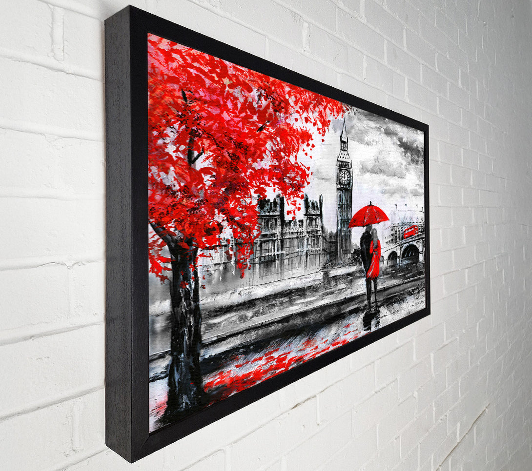  A Canvas Print of Romantic Big Ben Walk Canvas Art