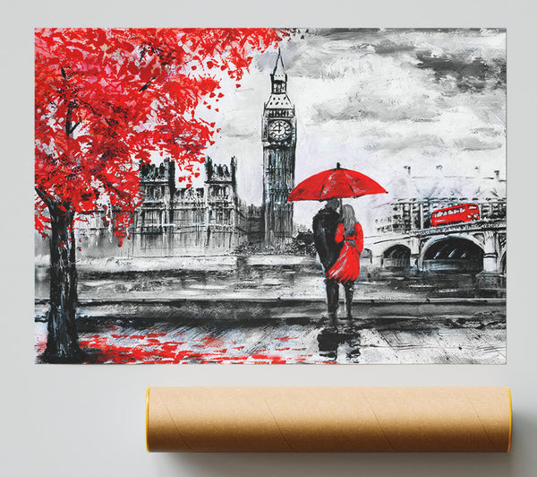 Romantic Big Ben Walk Print