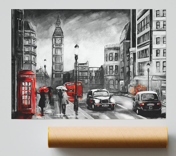 Iconic London Streets Poster