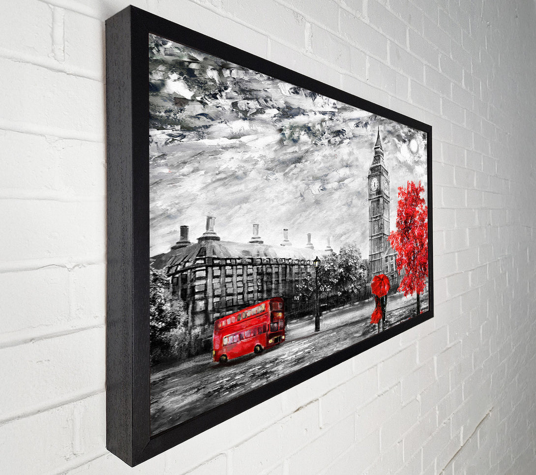  A Canvas Print of Romance In The City Canvas Wall Art