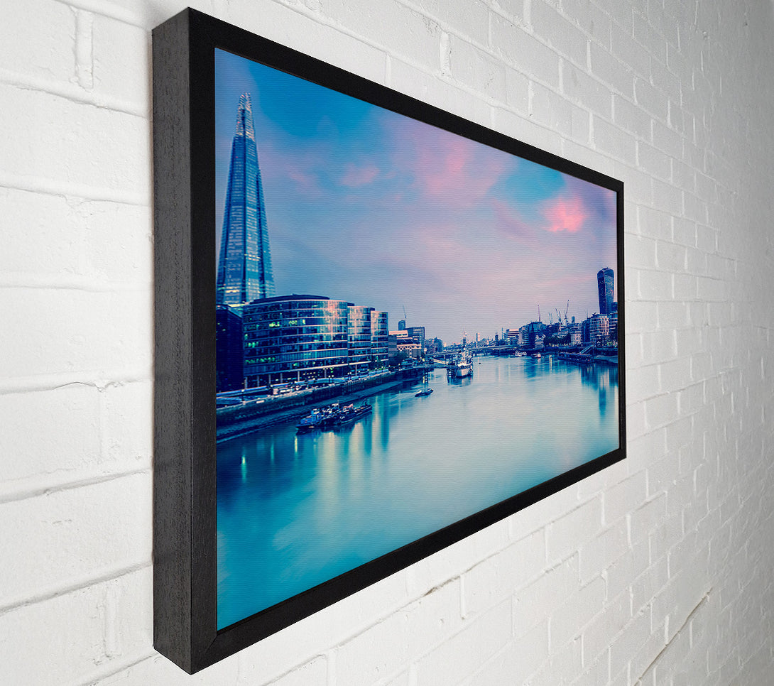 A Canvas Print of Over The Iconic Thames Canvas Wall Art