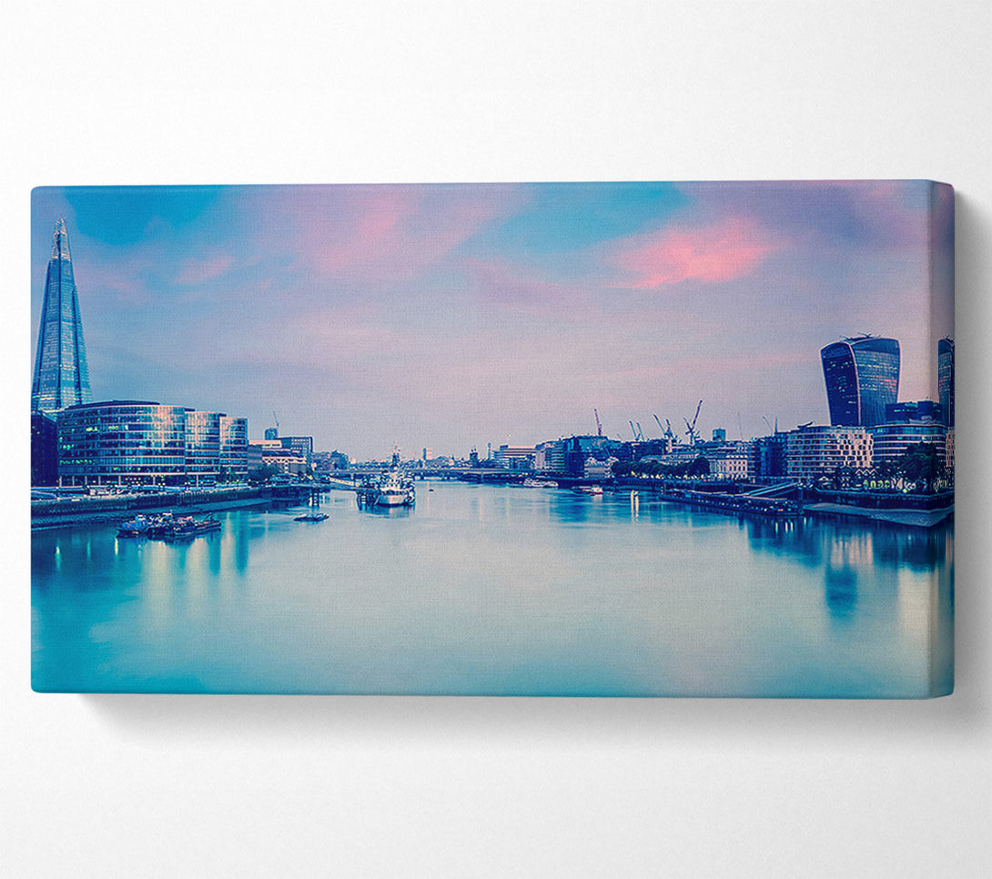  A Canvas Print of Over The Iconic Thames Canvas Wall Art