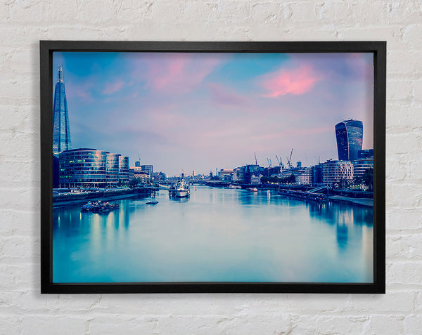 Over The Iconic Thames Framed Print