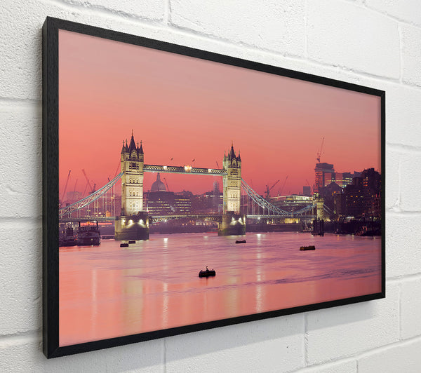 Pink Nights Through The Tower Bridge