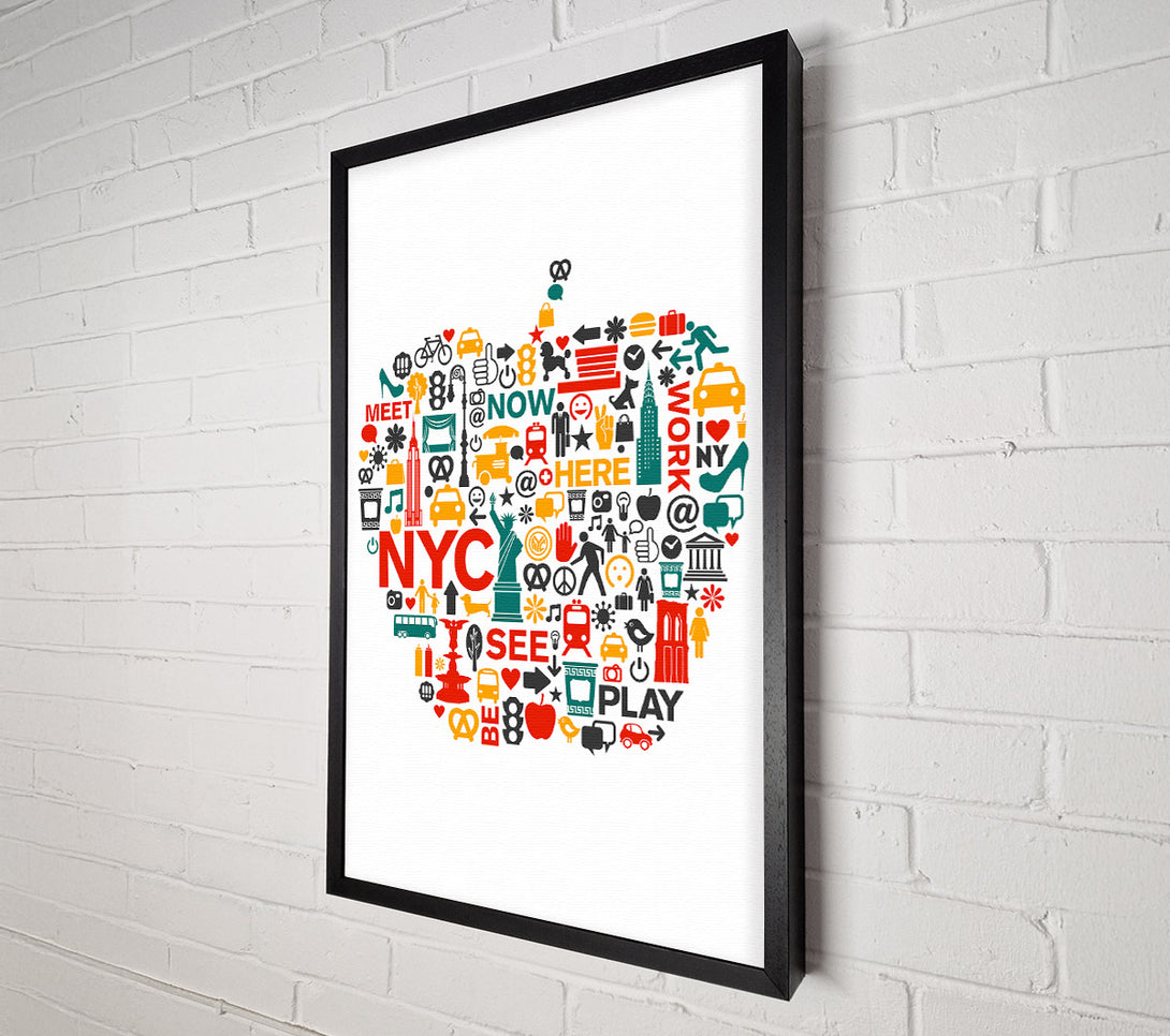  A Canvas Print of The Big Apple Sightseeing Canvas Wall Art