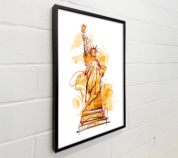Golden Statue of Liberty