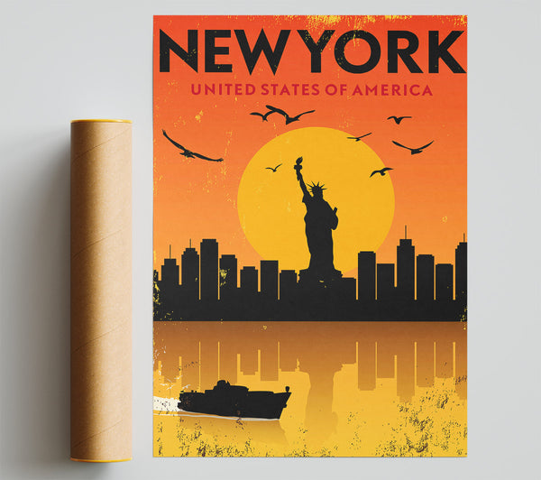 Statue Of Liberty Poster Print