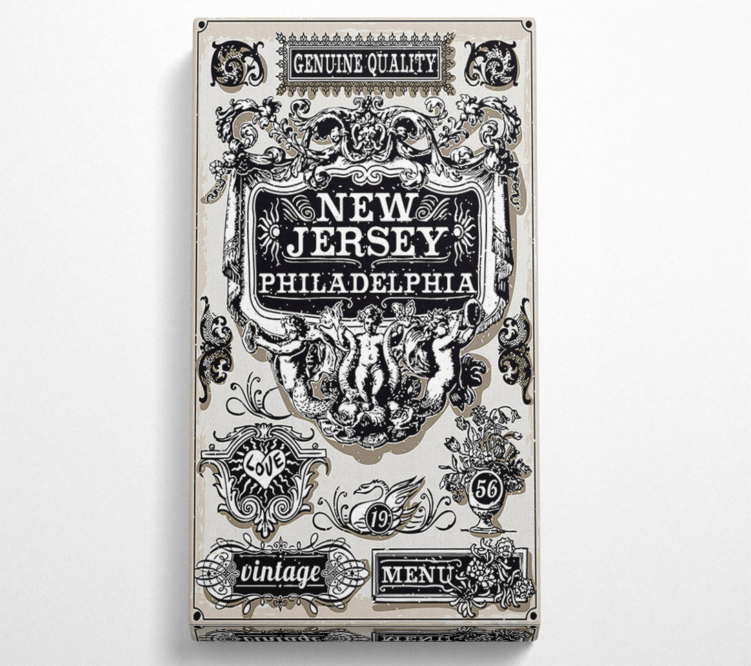  A Canvas Print of Vintage NYC Poster Canvas Art