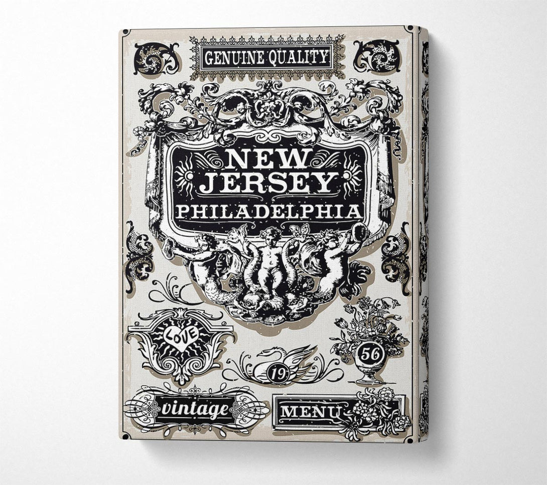  A Canvas Print of Vintage NYC Poster Canvas Art