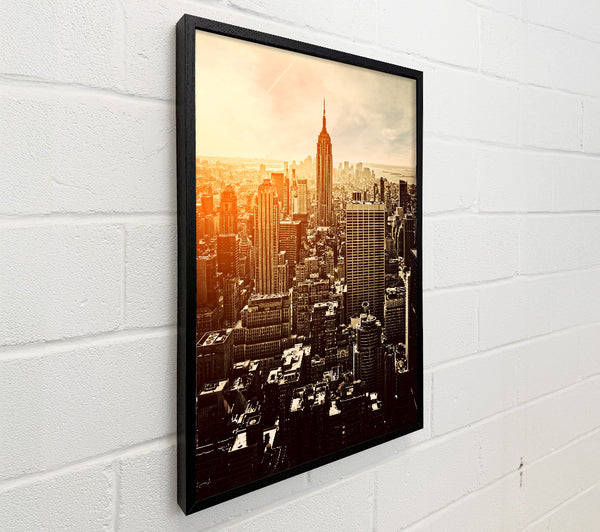 Empire State Building Sun Glow