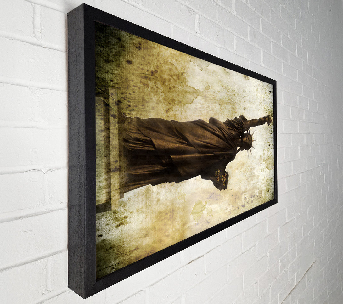  A Canvas Print of Vintage Statue of Liberty Canvas Wall Art
