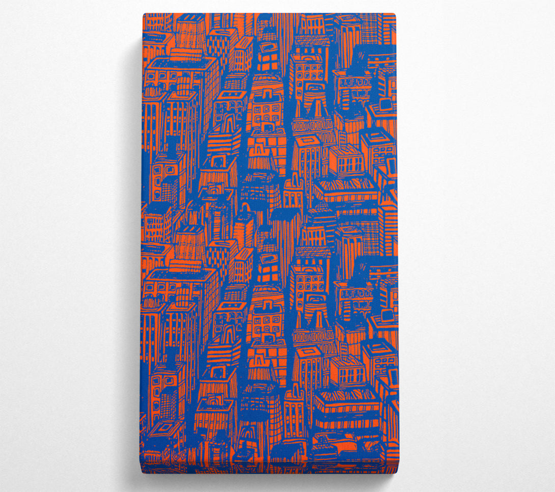  A Canvas Print of Retro Building Blokes Canvas Print