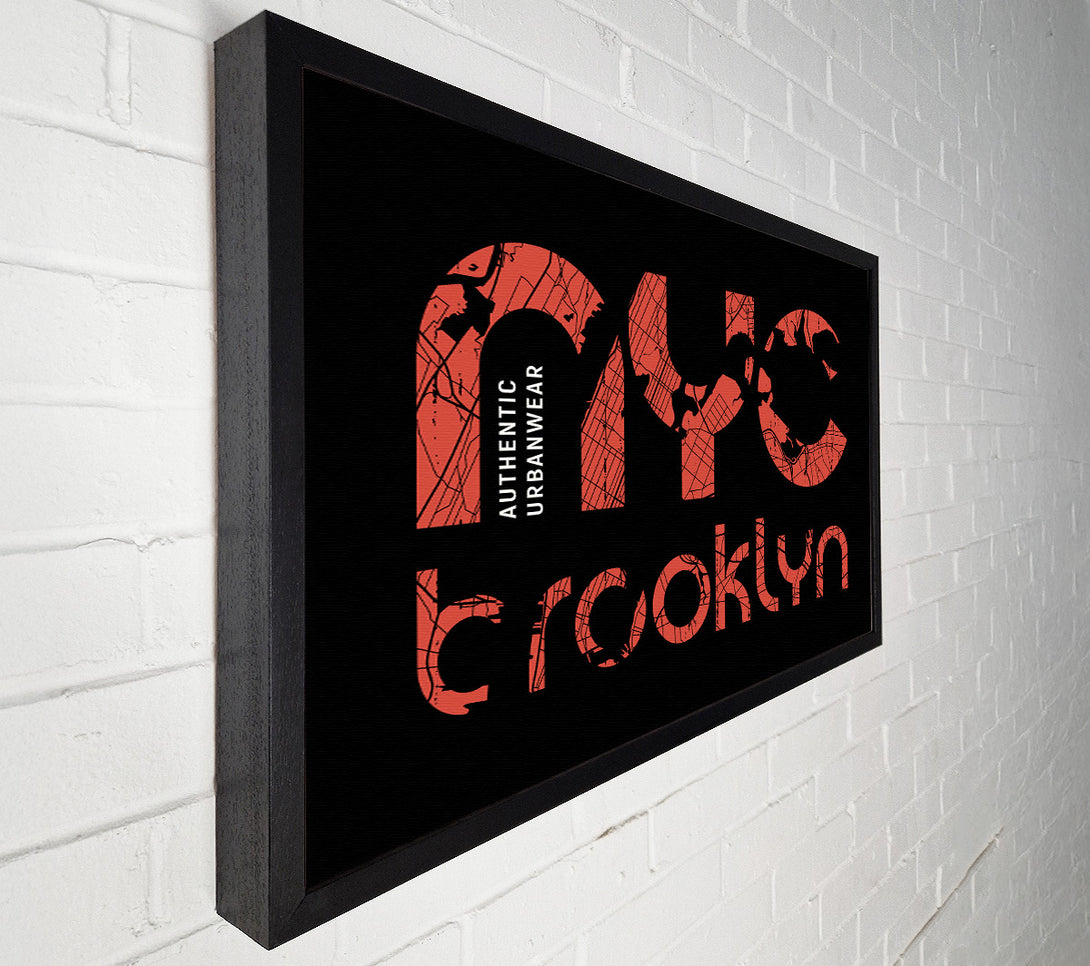  A Canvas Print of NYC Brooklyn Canvas Wall Art