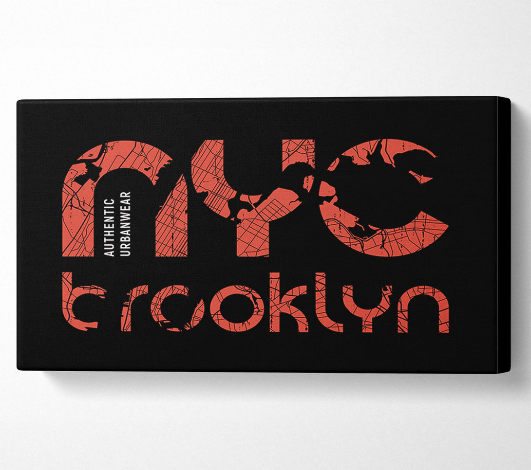  A Canvas Print of NYC Brooklyn Canvas Wall Art