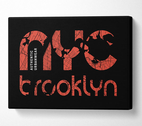  A Canvas Print of NYC Brooklyn Canvas Wall Art