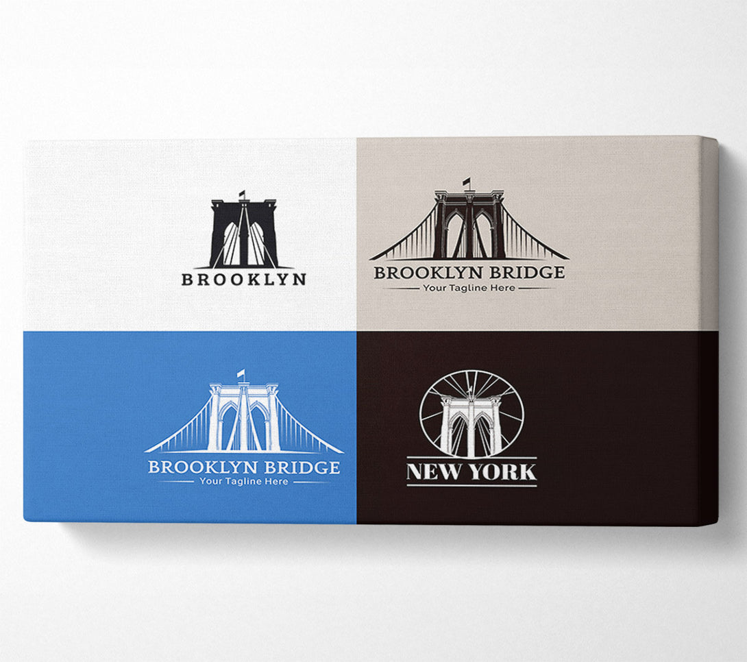  A Canvas Print of Brooklyn Bridge Design Canvas Art