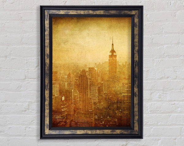 Vintage NYC Framed Print