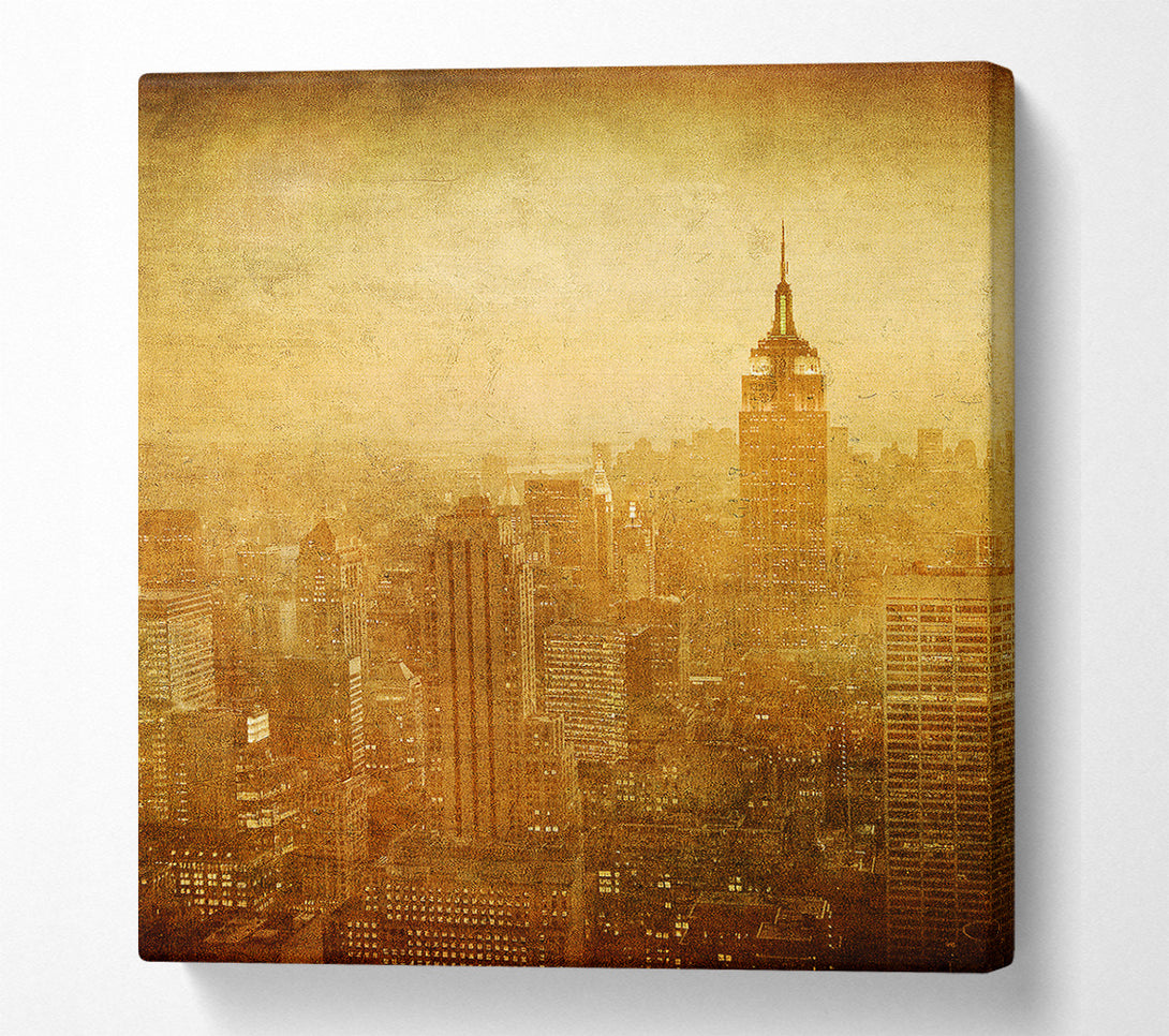  A Canvas Print of Vintage NYC Canvas Wall Art