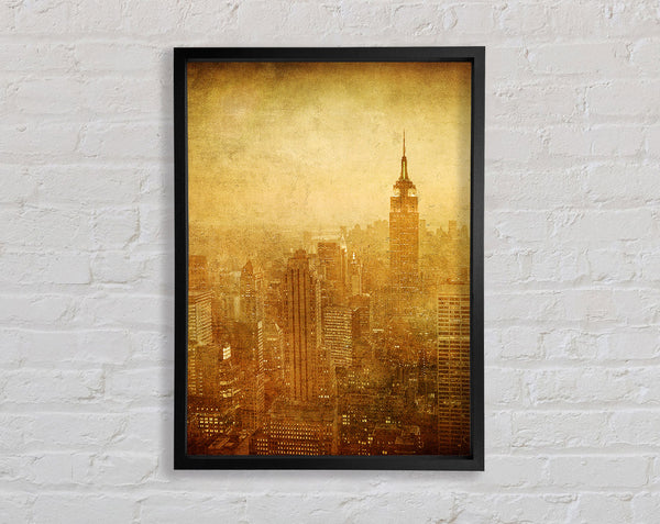 Vintage NYC Framed Print