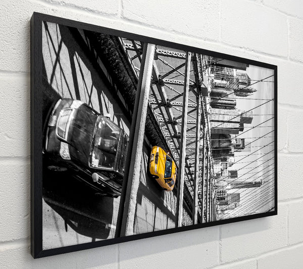 Brooklyn Bridge Yellow Cab NYC
