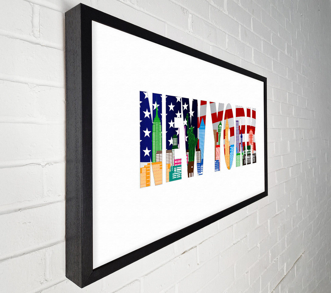  A Canvas Print of NYC Sign Canvas Print